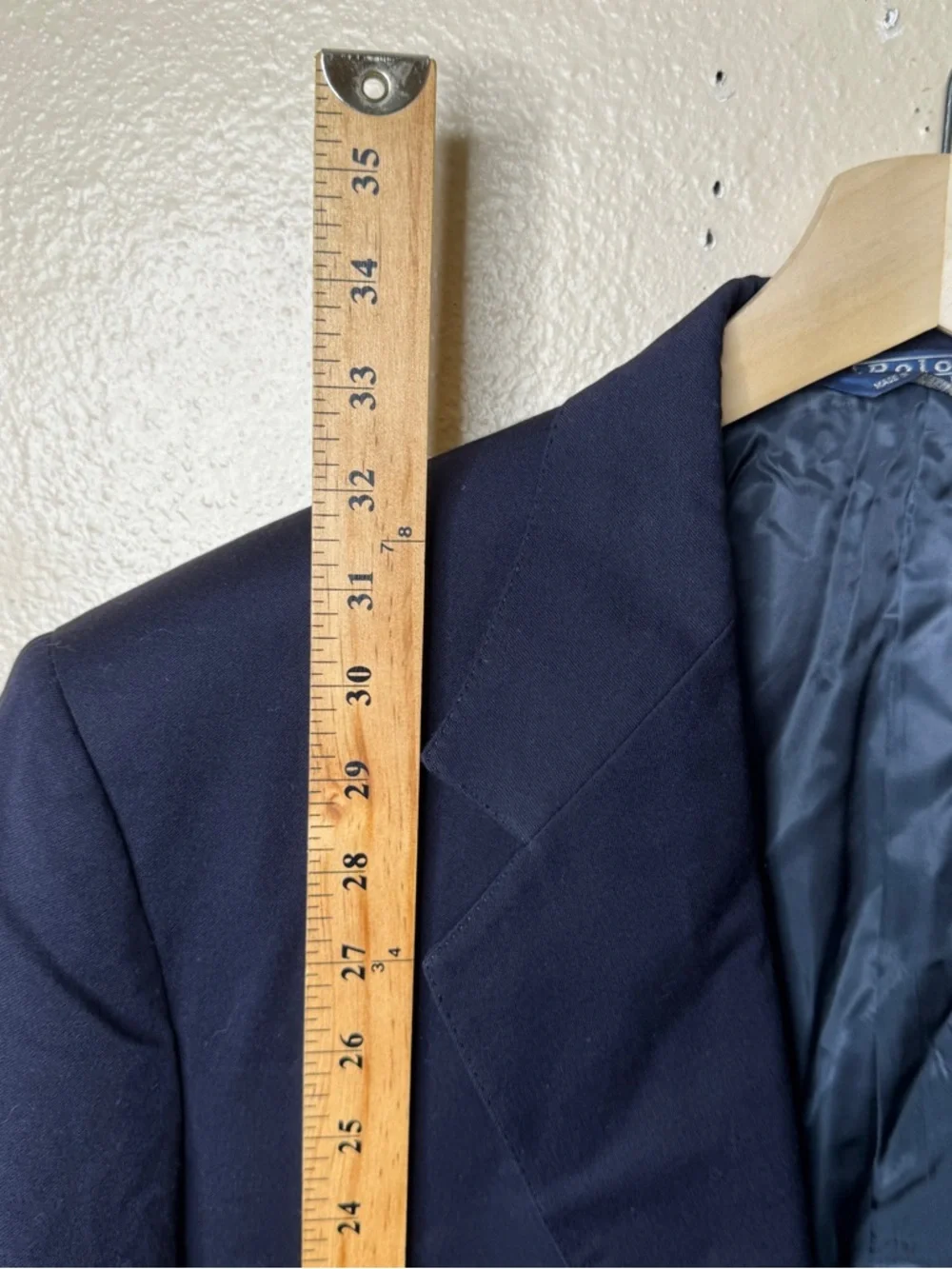 Polo Ralph Lauren Blazer Men’s Medium Navy Blue Gold Button Classic Sports Coat